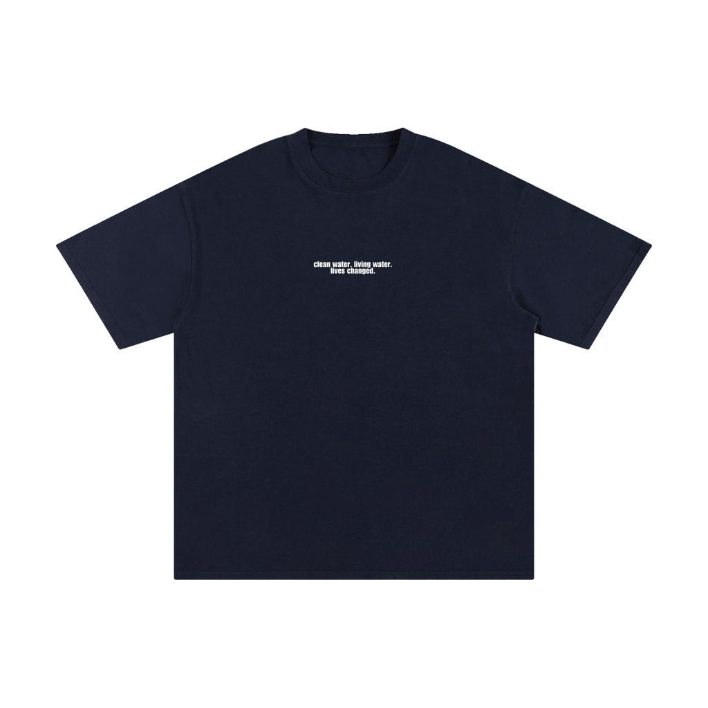 Clean + Living Water Oversized Tee
