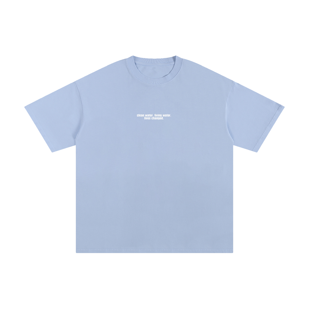 Clean + Living Water Oversized Tee