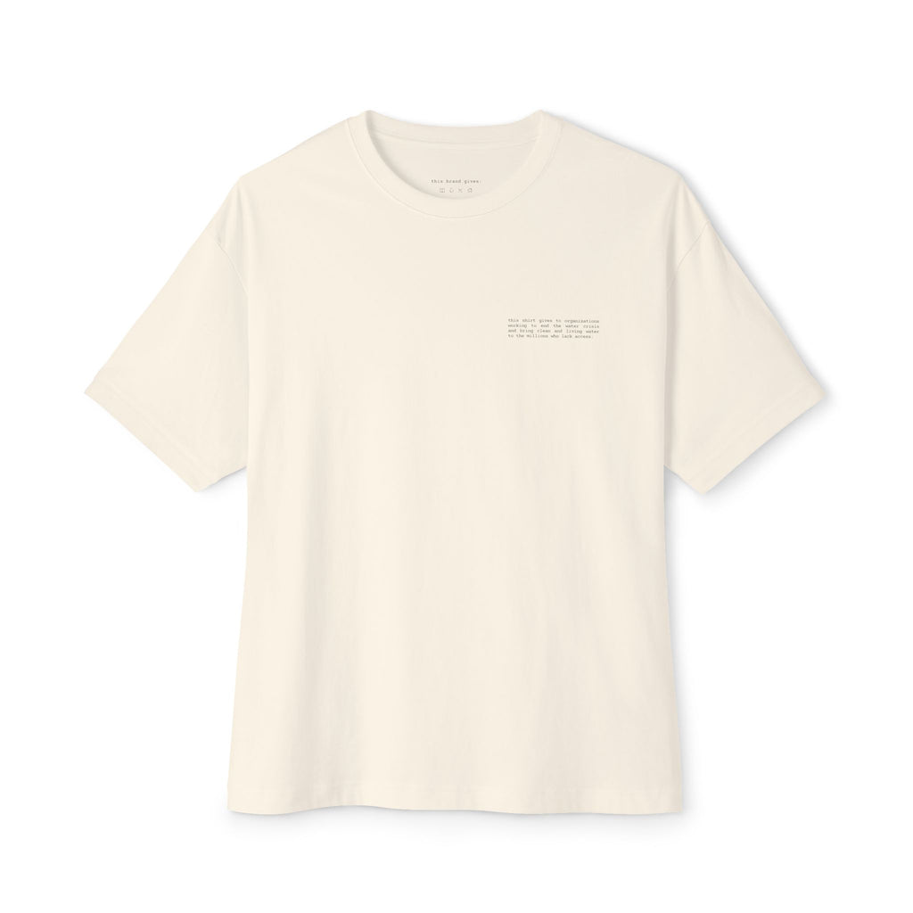 Clean Water Boxy Mission Tee
