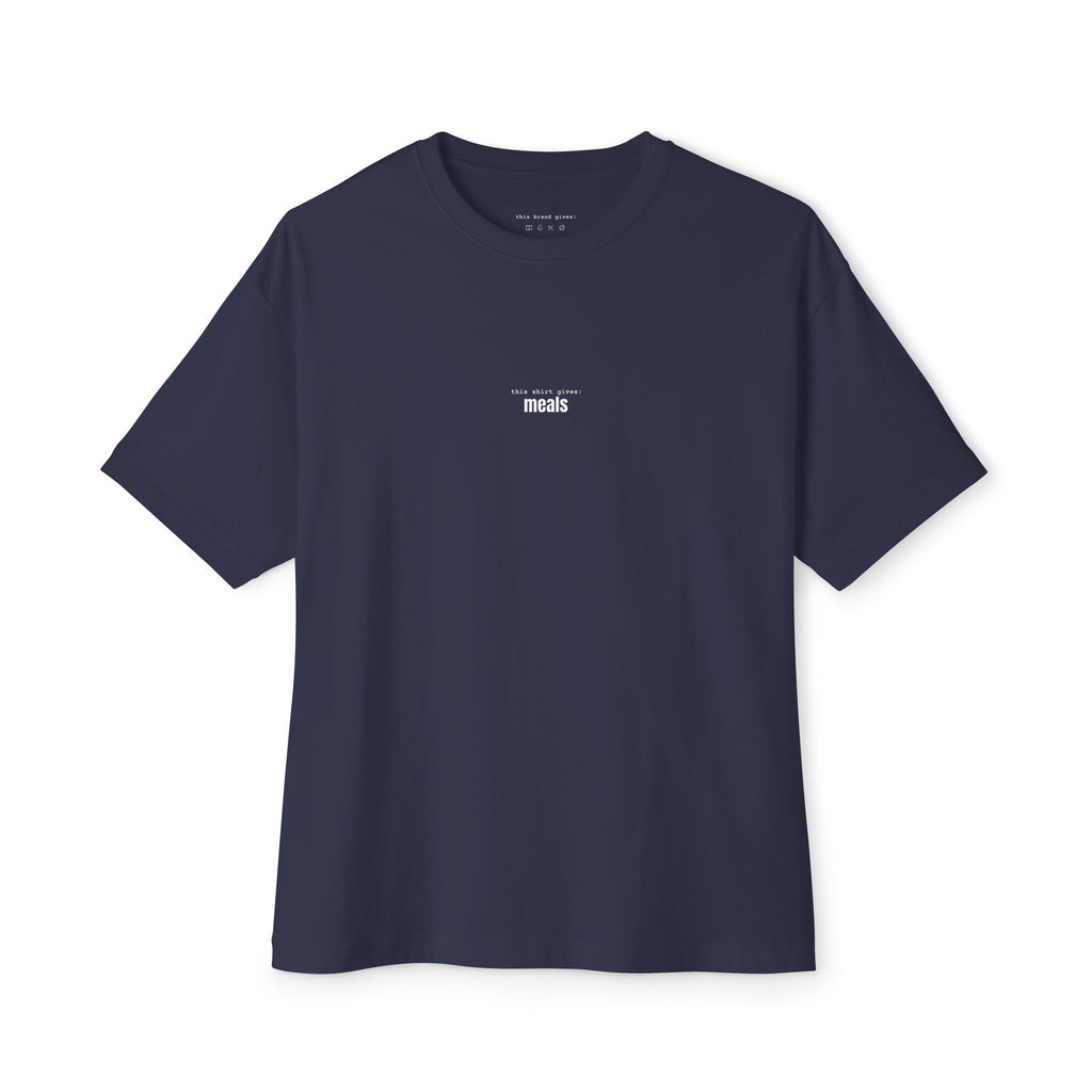 Meals Text Boxy Tee