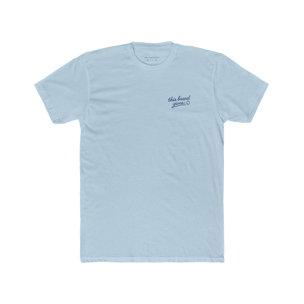Clean Water Script Large Cause Tee