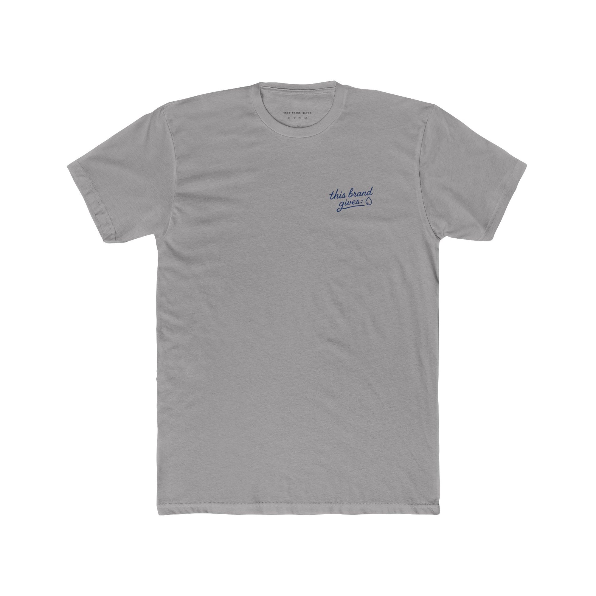 Clean Water Script Large Cause Tee