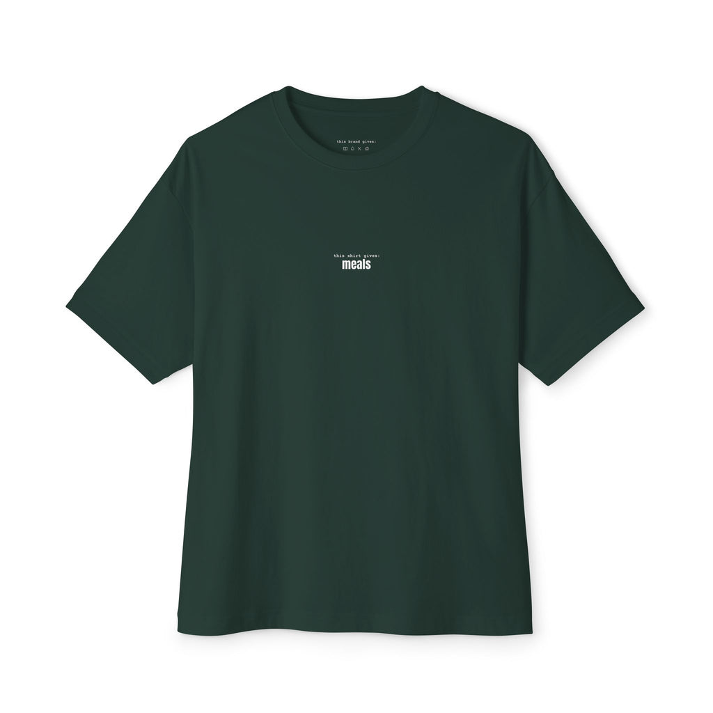 Meals Text Boxy Tee