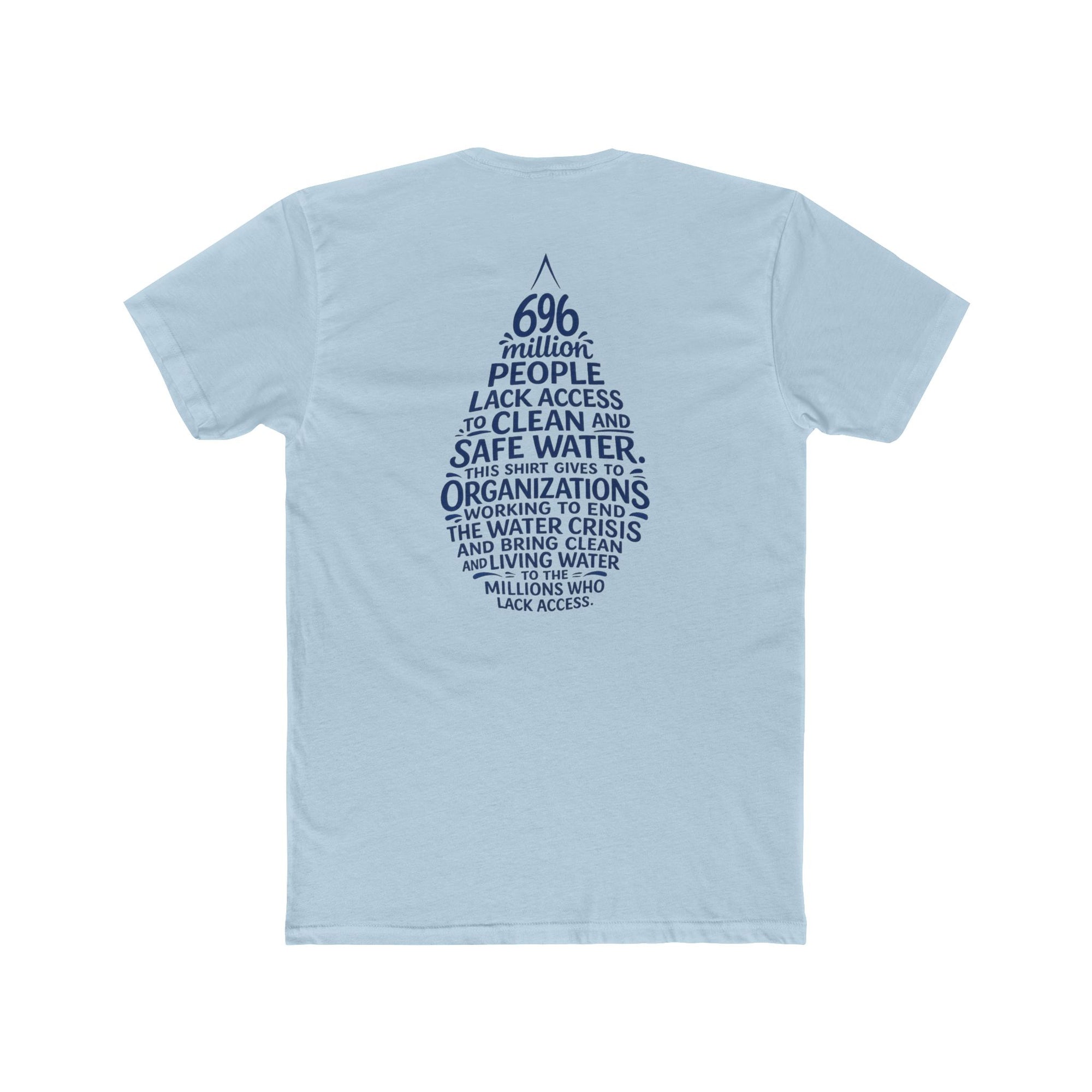 Clean Water Script Large Cause Tee