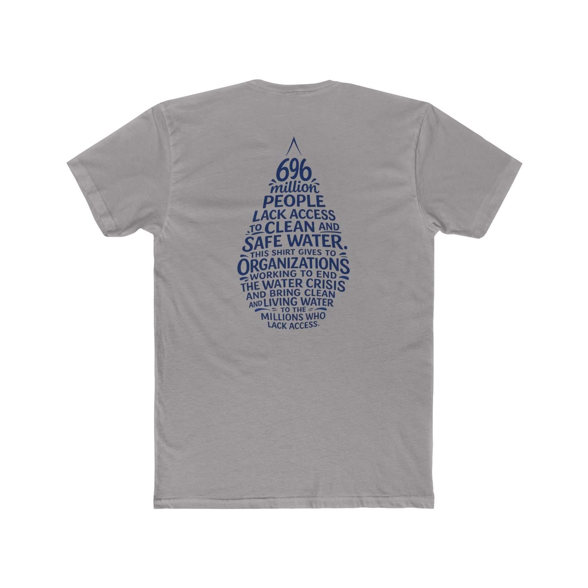 Clean Water Script Large Cause Tee