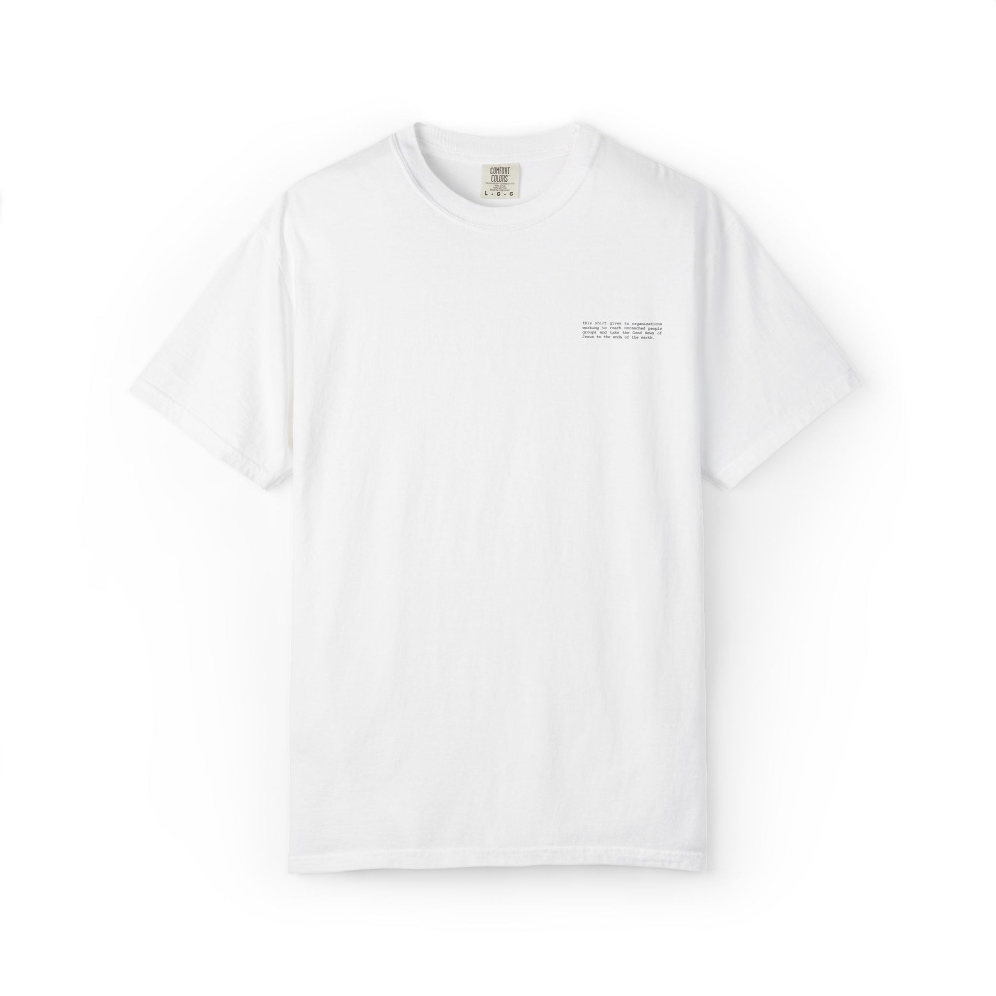 Unreached People Groups: Shirt #1