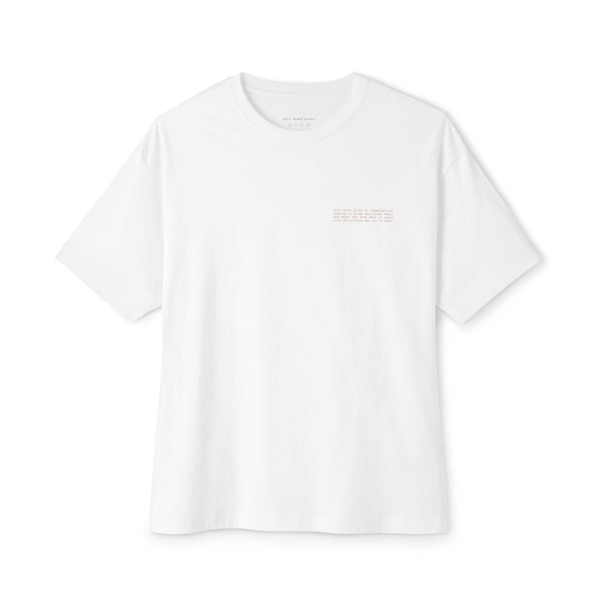 Meals Boxy Mission Tee