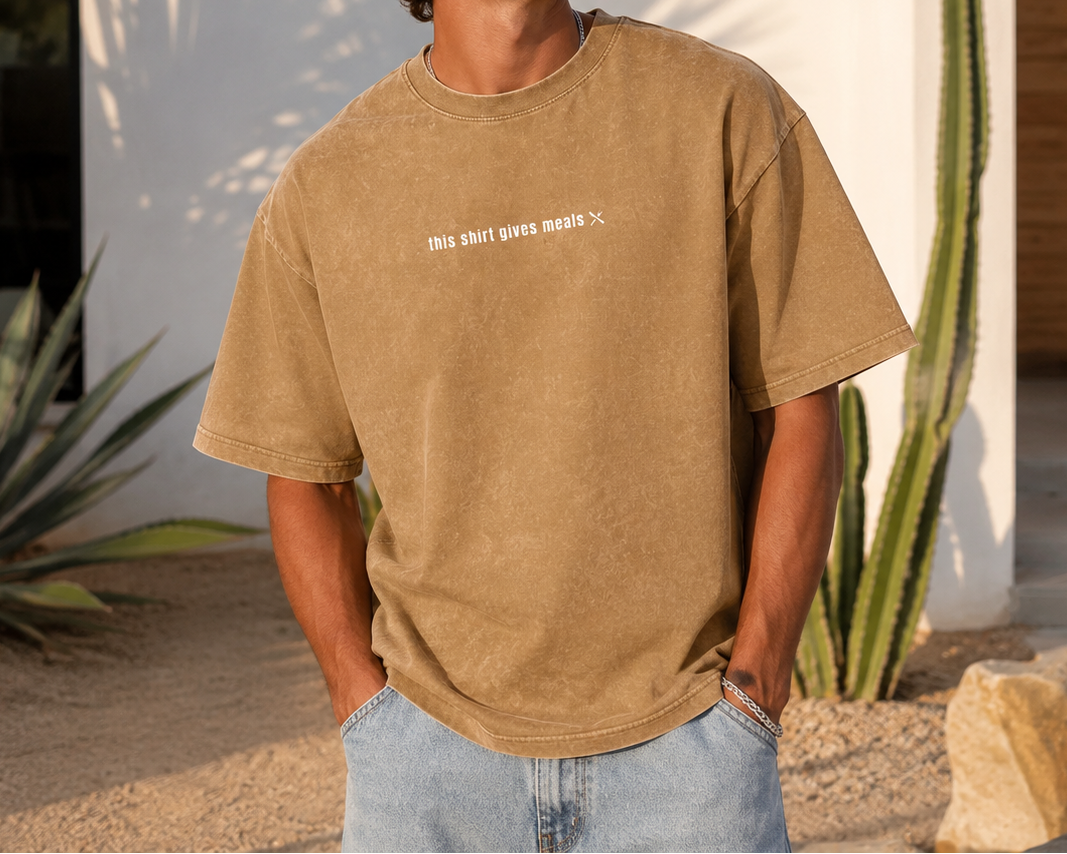 This Gives Meals Oversized Tee