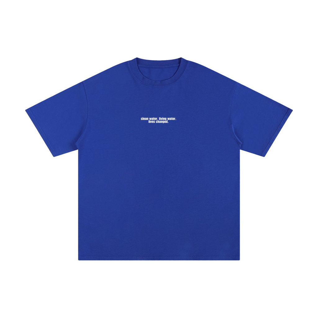 Clean + Living Water Oversized Tee